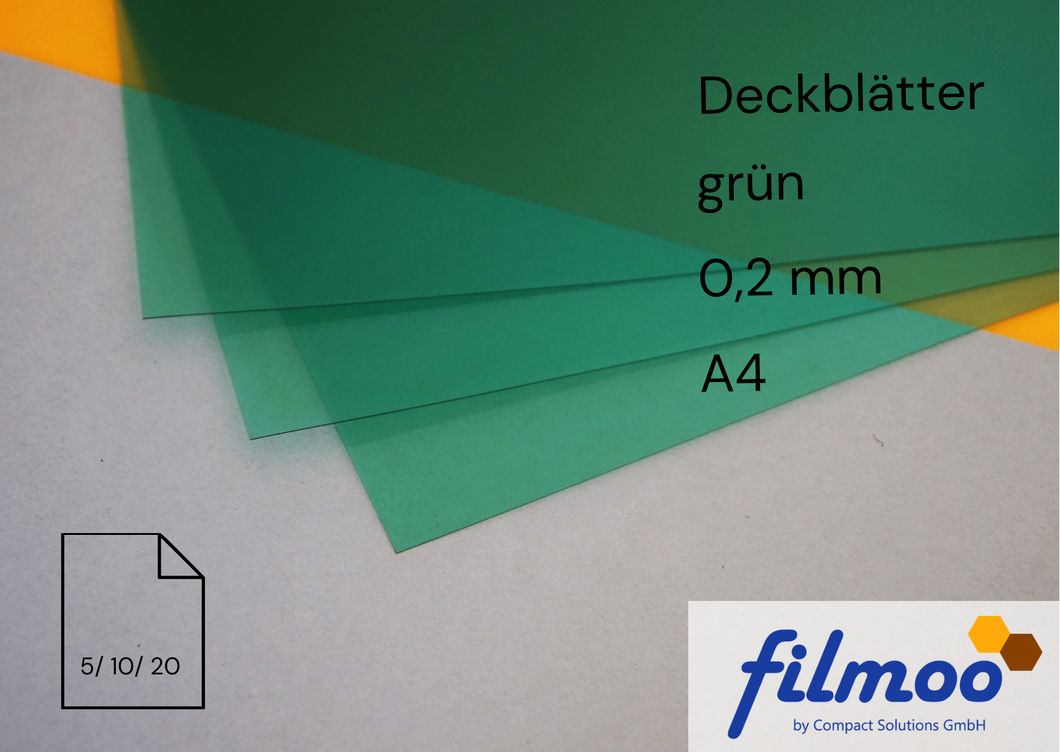 Deckblätter | A4 | 0,2 mm | grün