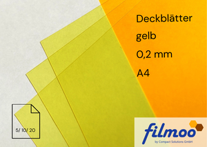 Deckblätter | A4 | 0,2 mm | gelb