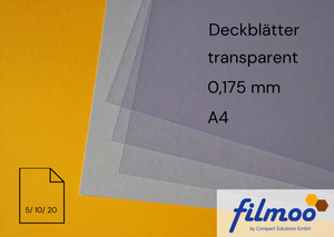 Deckblätter | A4 | 0,175 mm | transparent